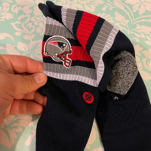 Stance NFL Infiknit Casual Backfield New England patriots Socks L (9-13) - Picture 5 of 5